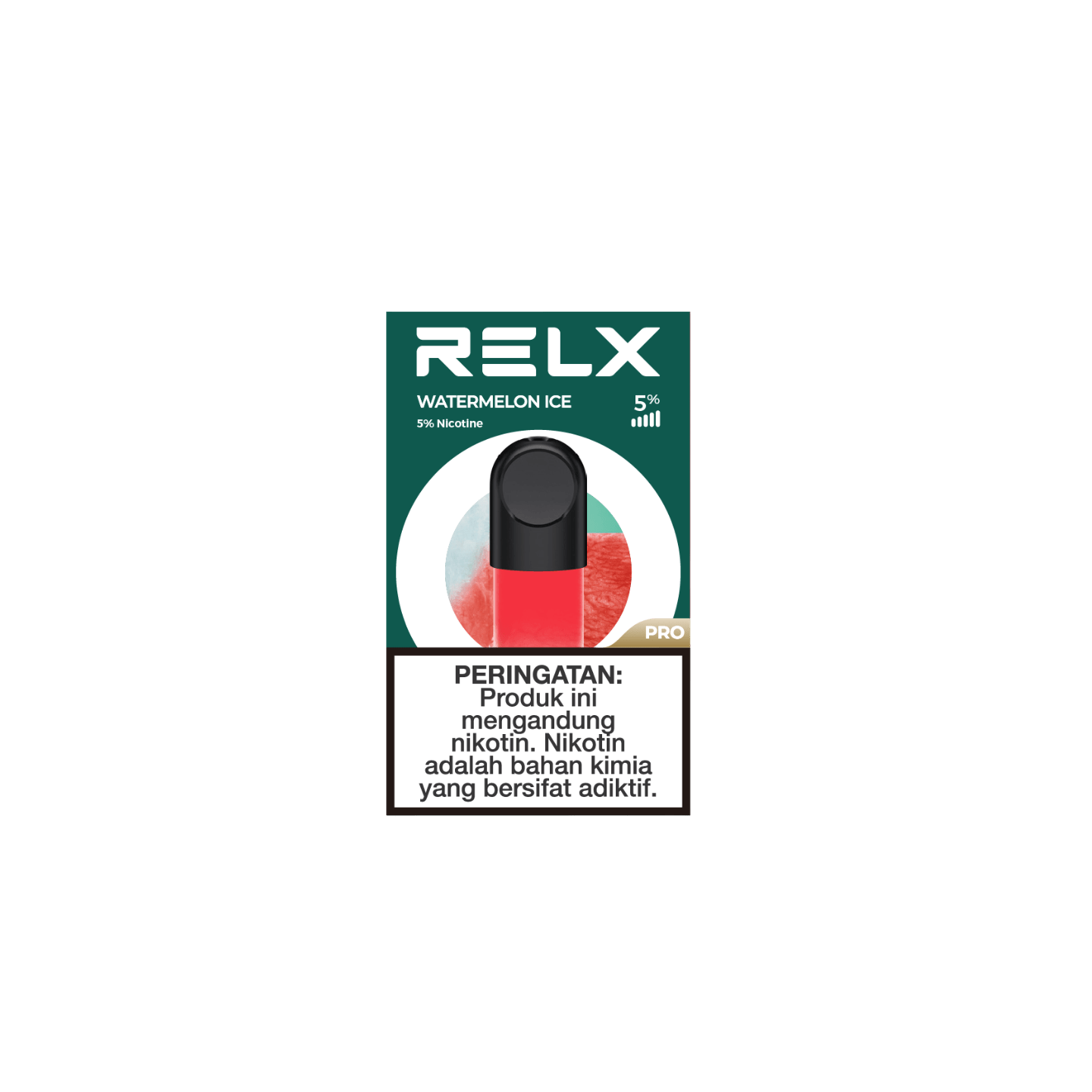 Shop RELX IDN Cartridge Pod Watermelon Ice Buy Now 5% Nicotine Indonesia's Premier E-cig Flavors 1.9ml E-liquid